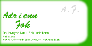 adrienn fok business card